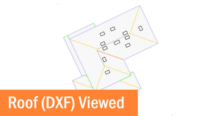 Roof (DXF) viewed